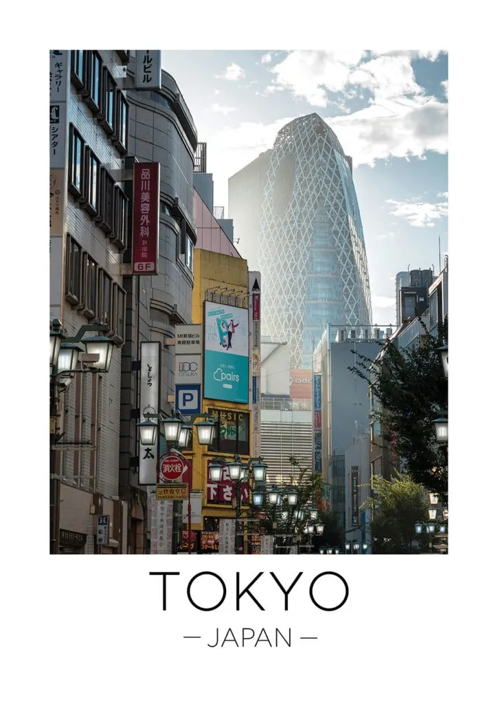 tokyo travel print