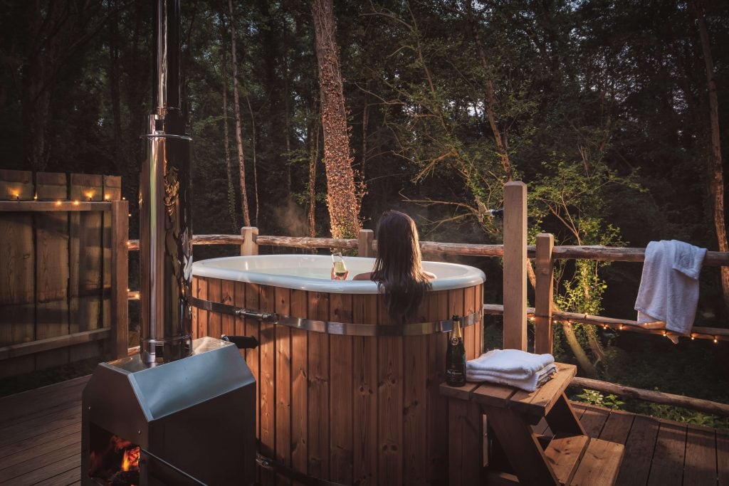 woodland hot tub