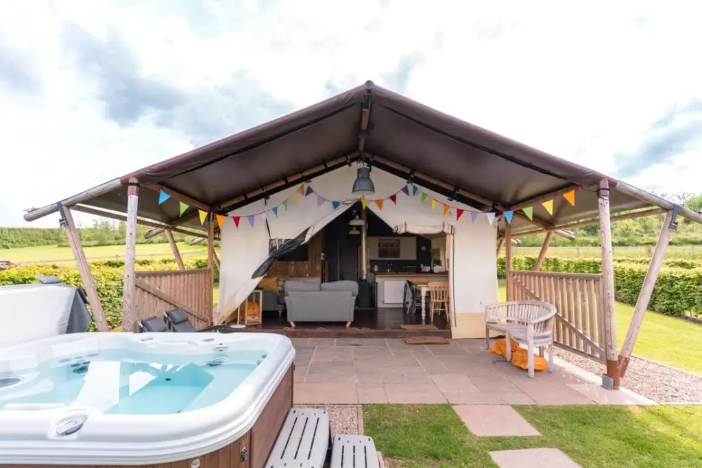 glamping in shropshire