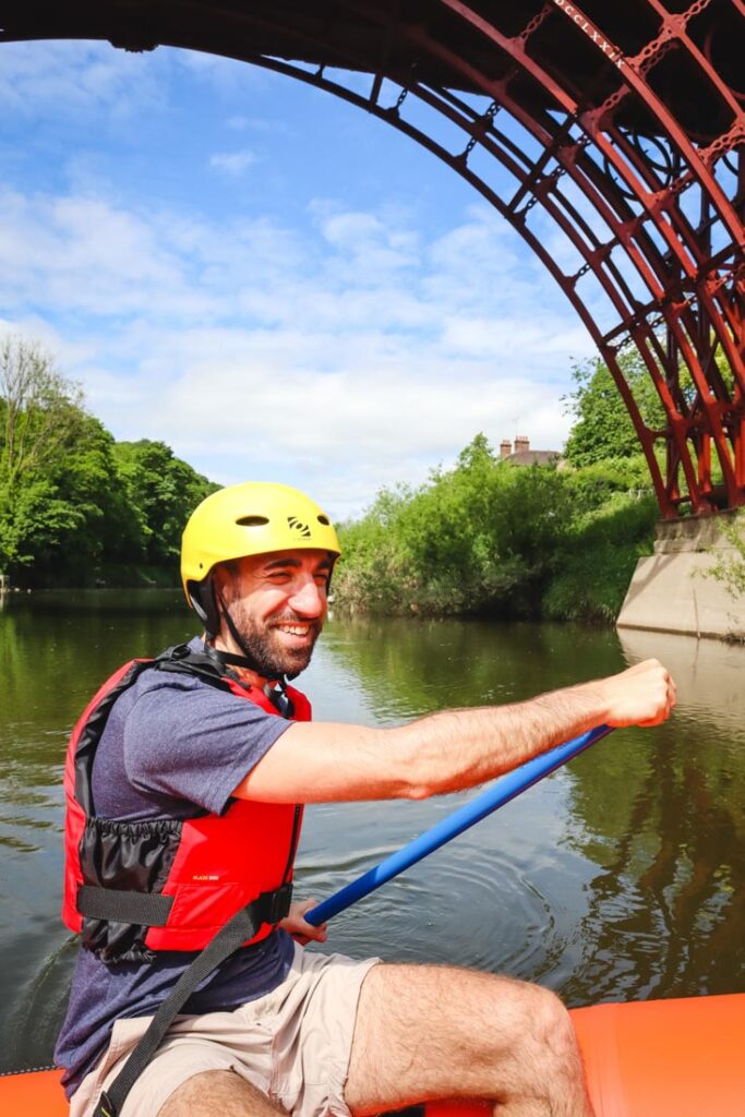 rafting iron bridge