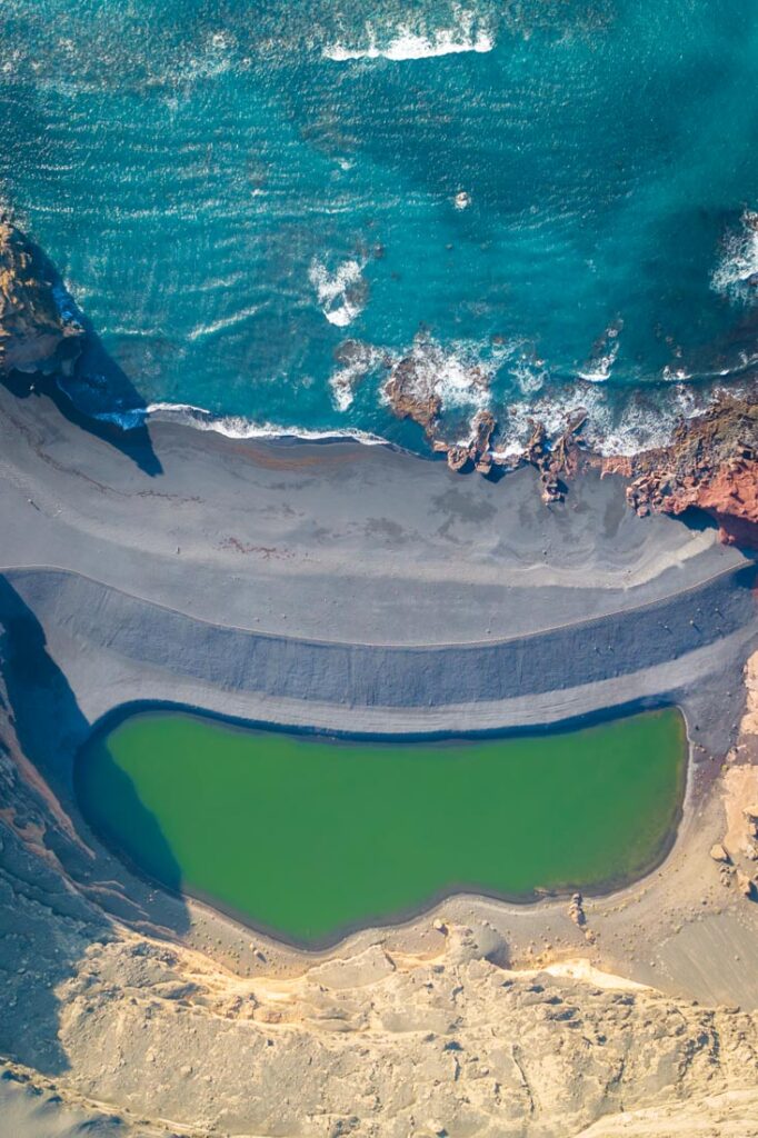 black sand beach lanzarote