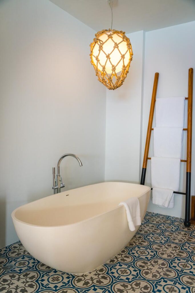 bathroom at amilla fushi