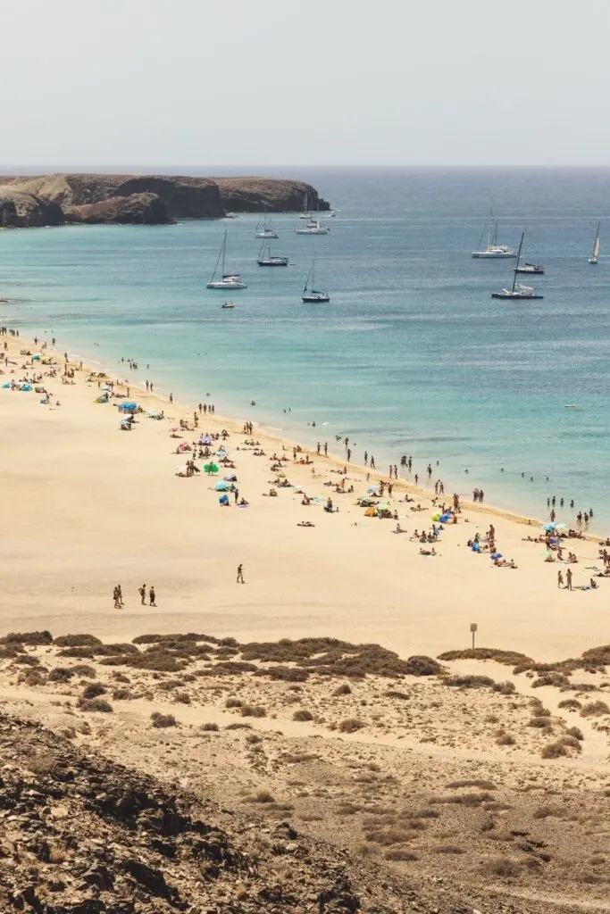 beach vacation lanzarote