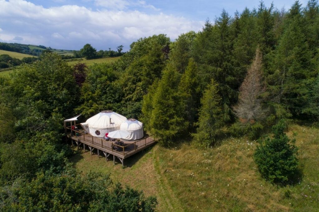 best glamping sites in devon