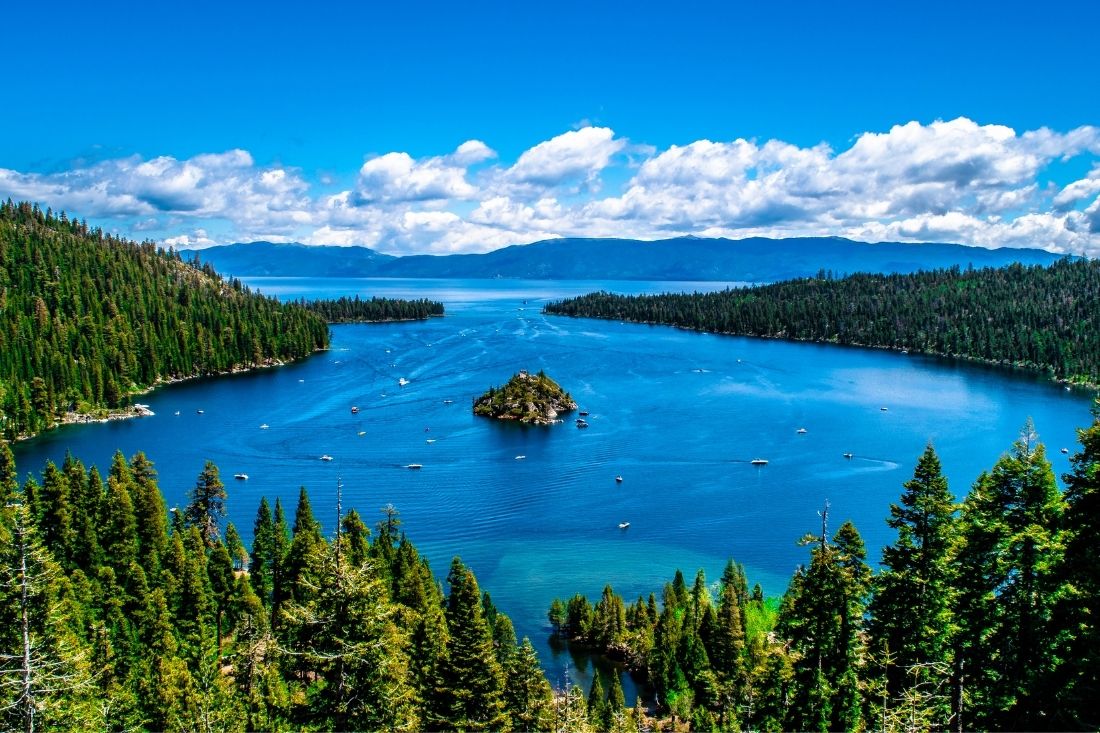 lake tahoe in summer