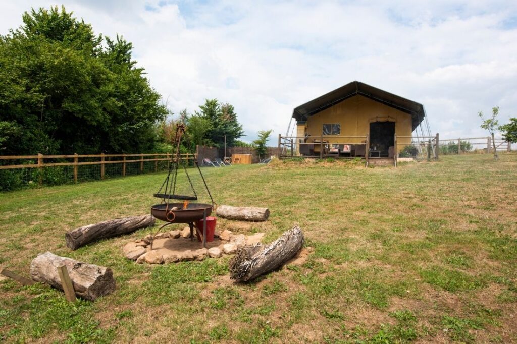 safari tent devon