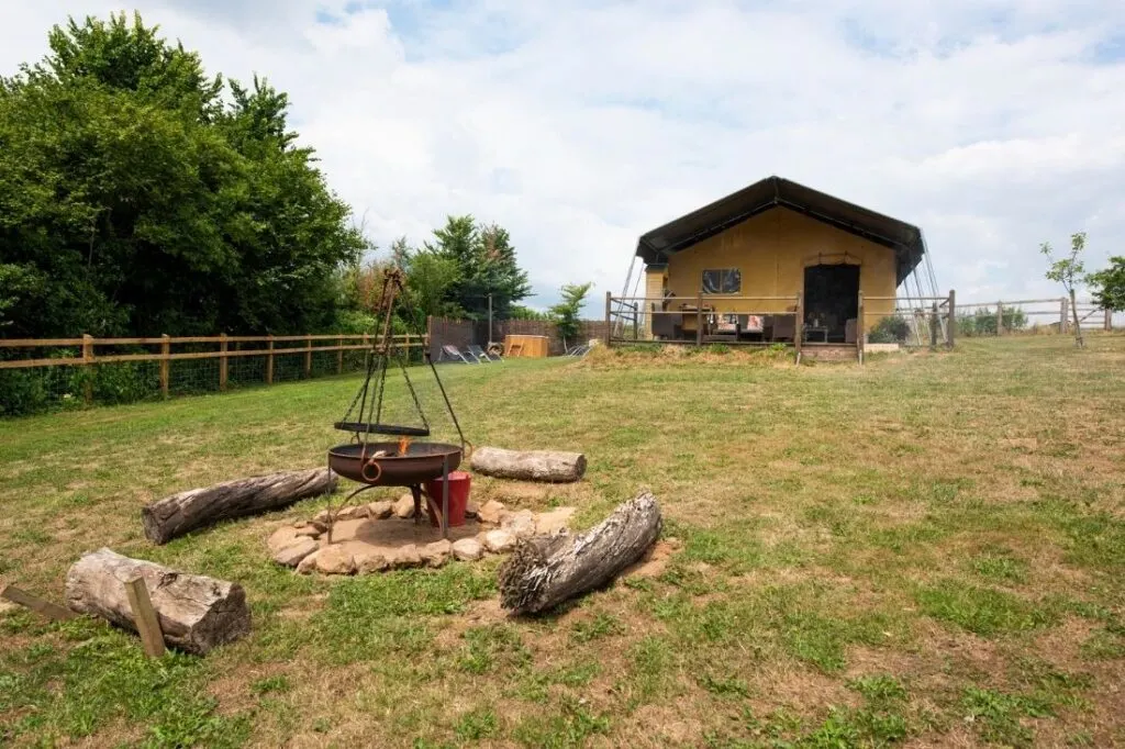 safari tent devon