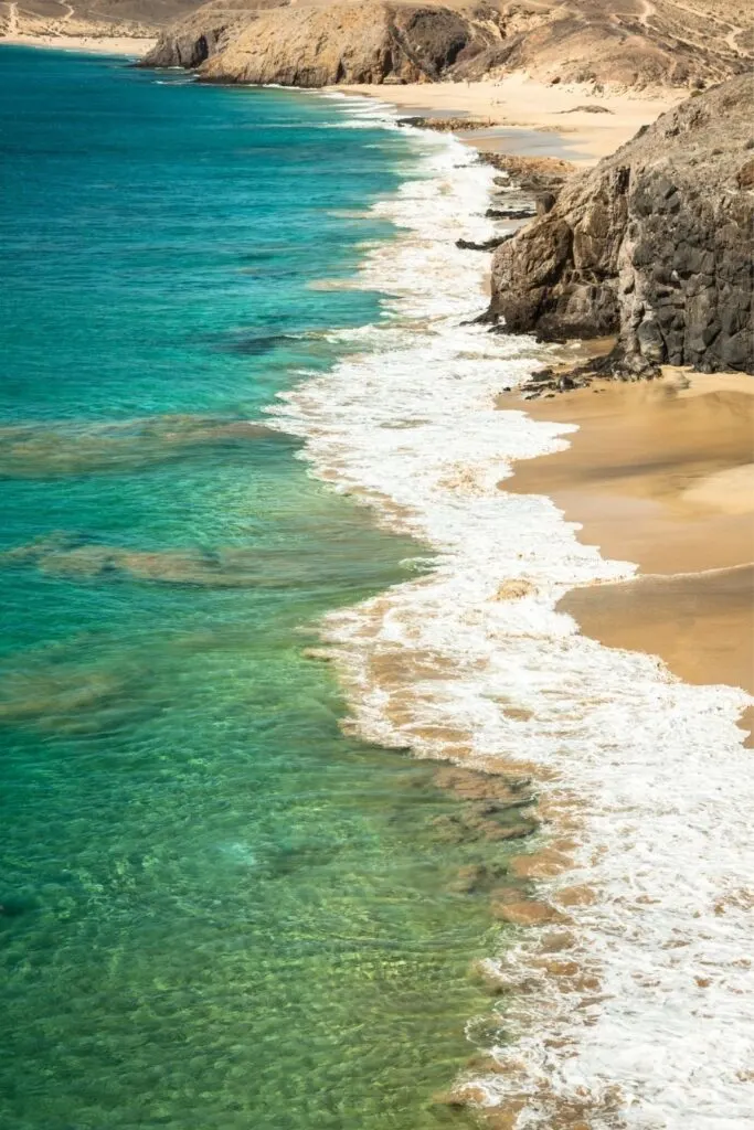 waves in lanzarote