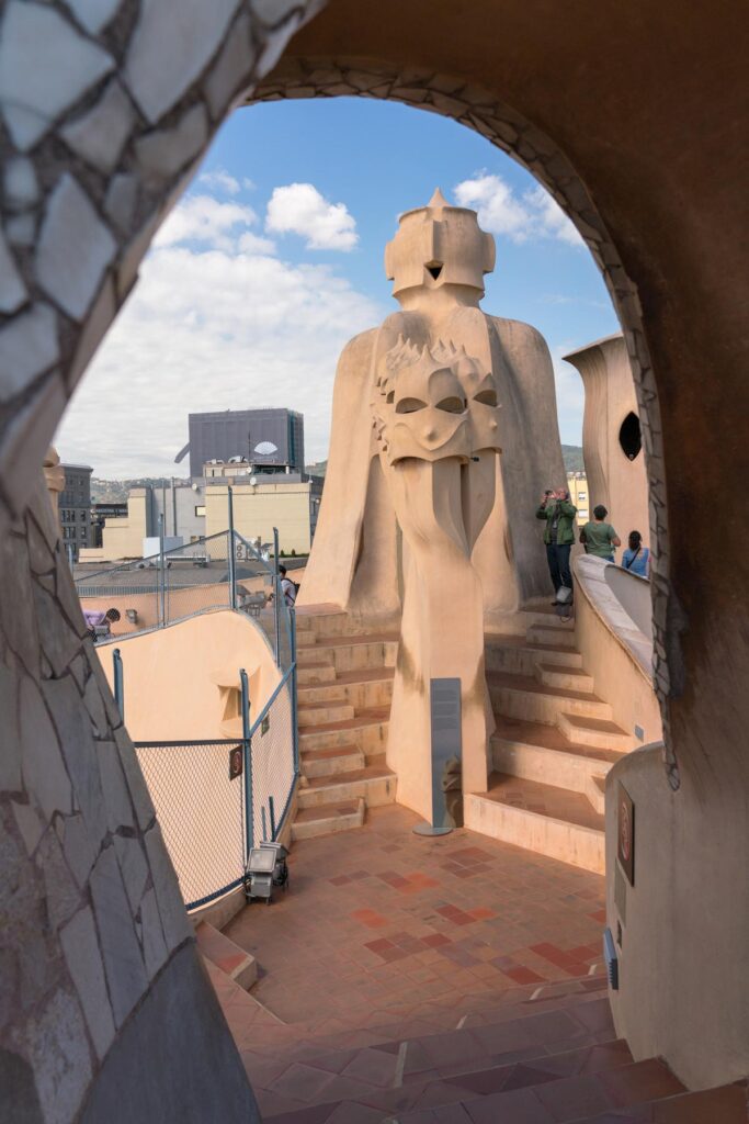 rooftop at casa mila barcelona 2