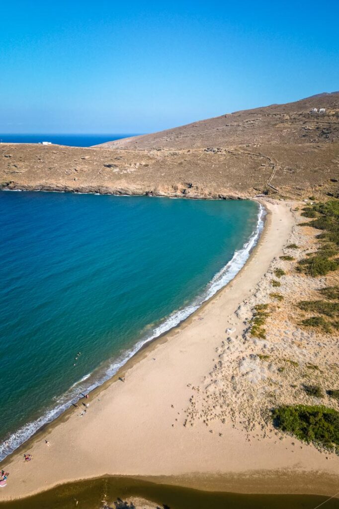 best beaches in andros