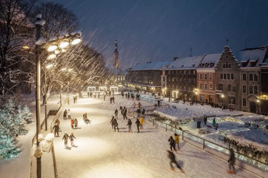 ice skating in tallinn