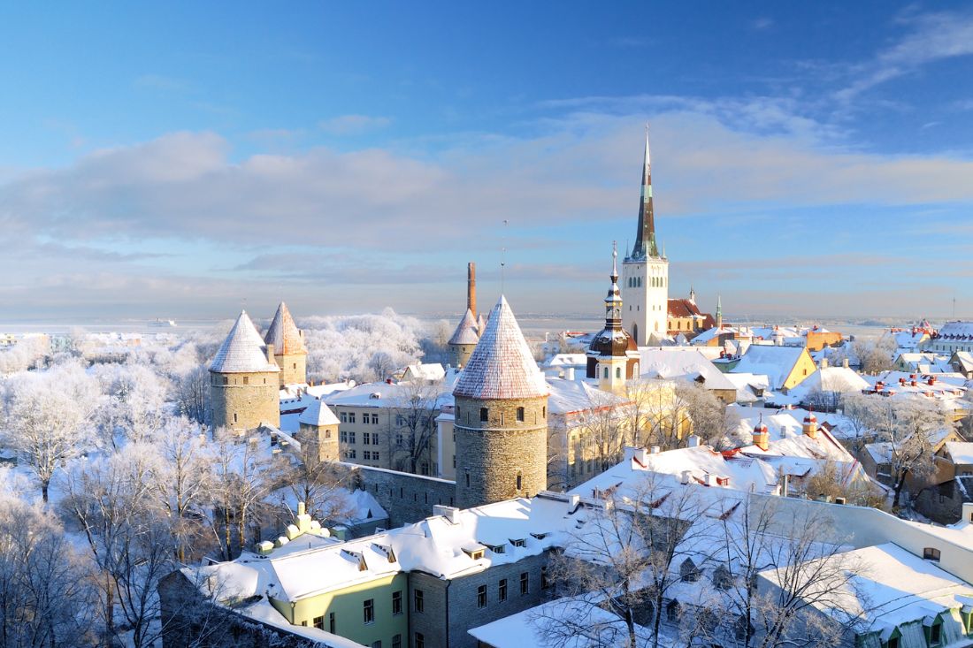 tallinn in winter