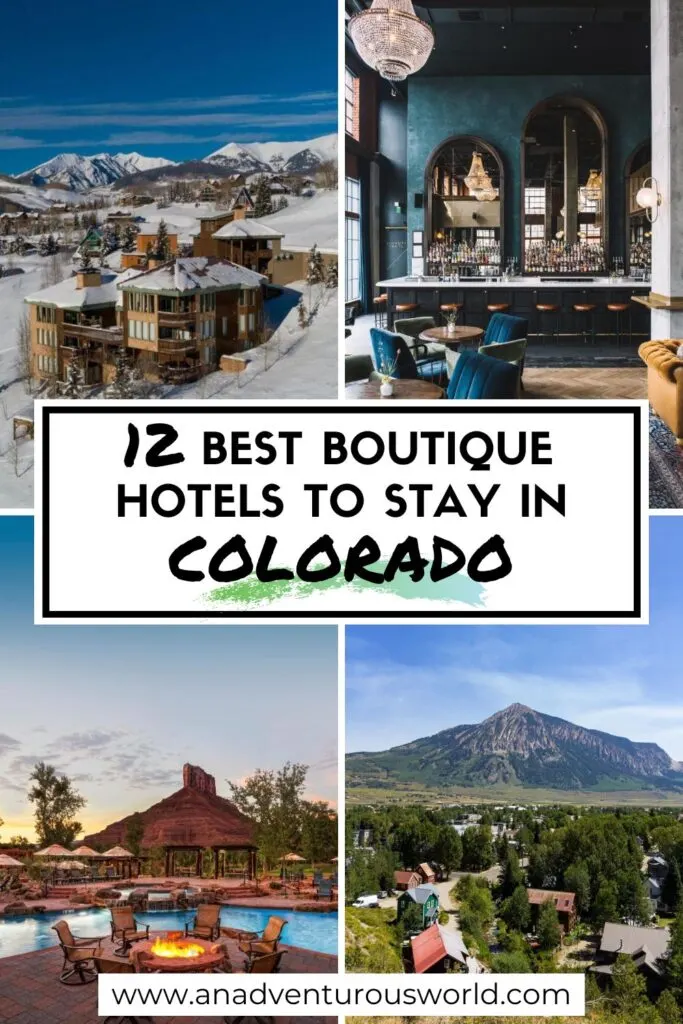 12 BEST Boutique Hotels in Colorado, USA
