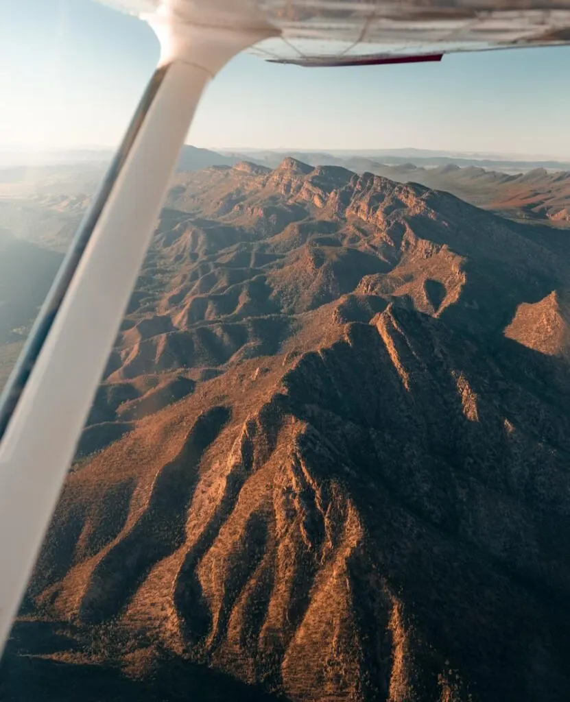 scenic flight over wilpena pound