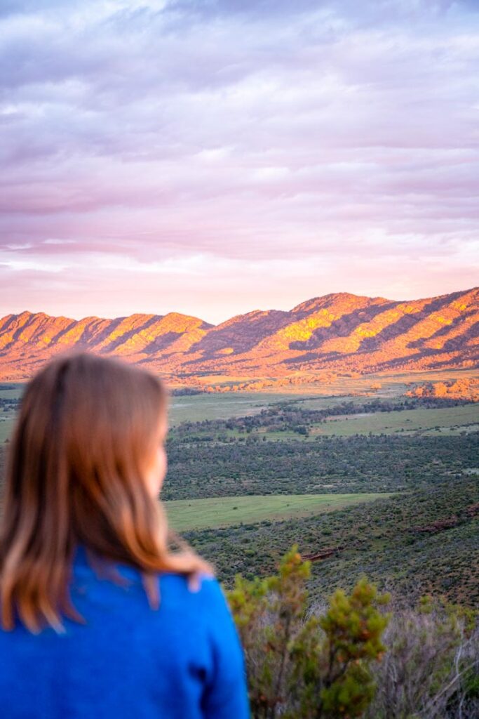sunset on chase south australia