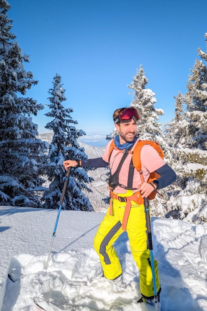 ski touring chatel