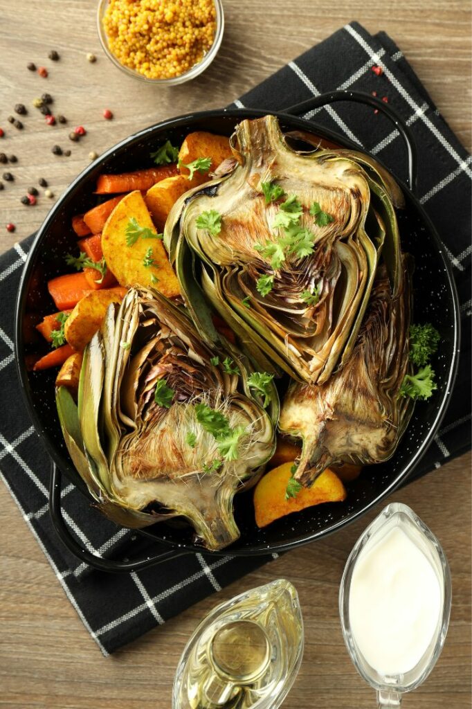 grilled artichokes