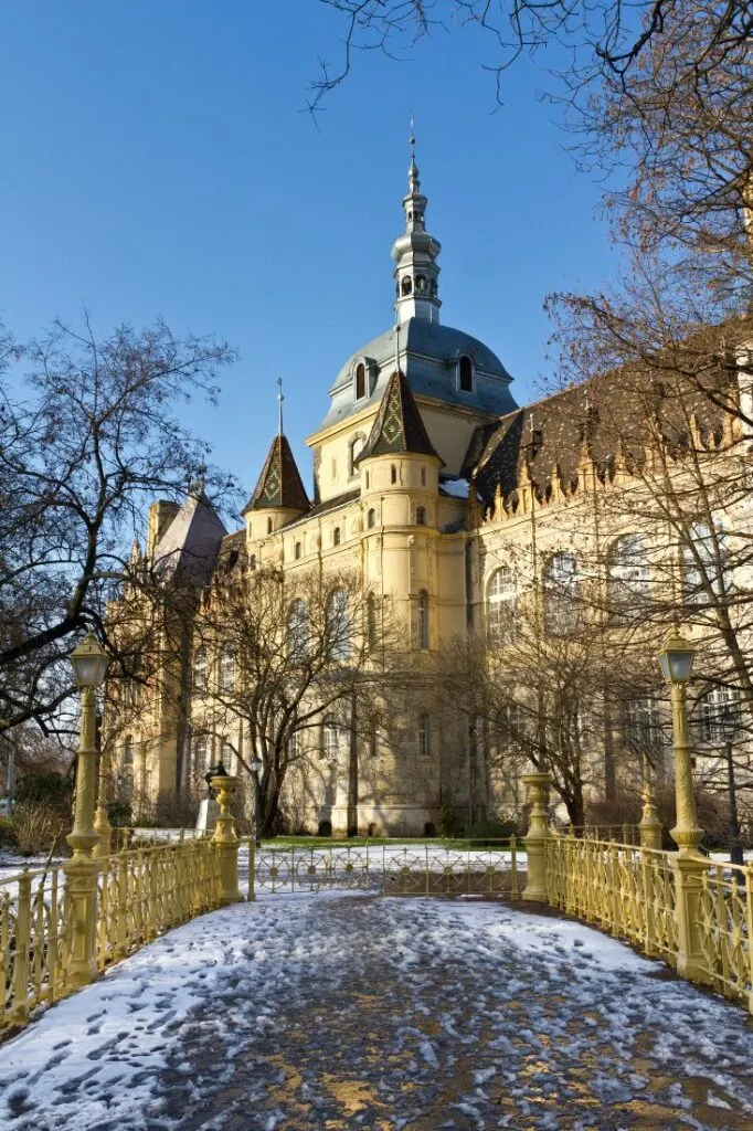 budapest in snow