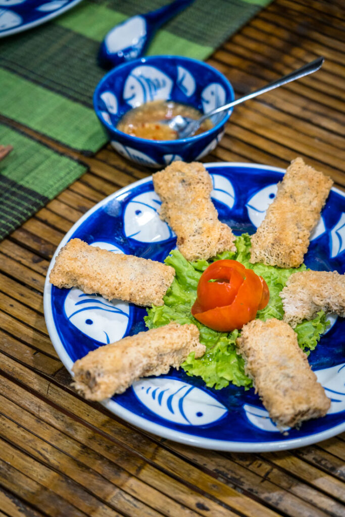 crispy fried spring rolls