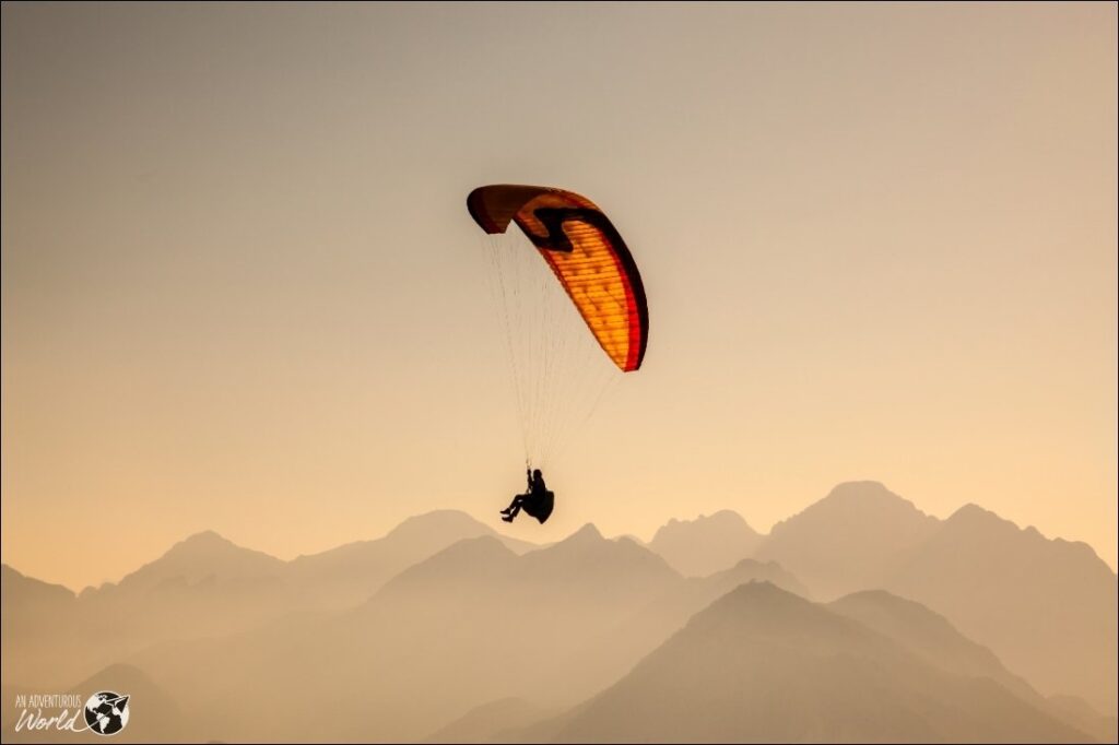 paragilding in idaho