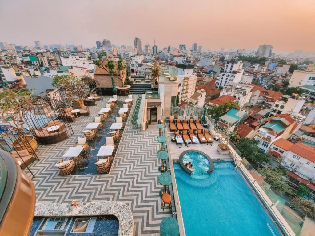 hanoi hotels with rooftop bar