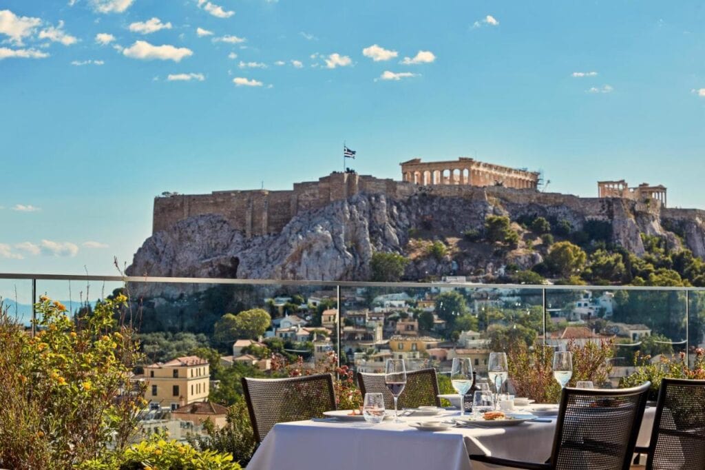 best hotels in athens with a view