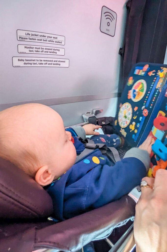 tips for flying with a baby