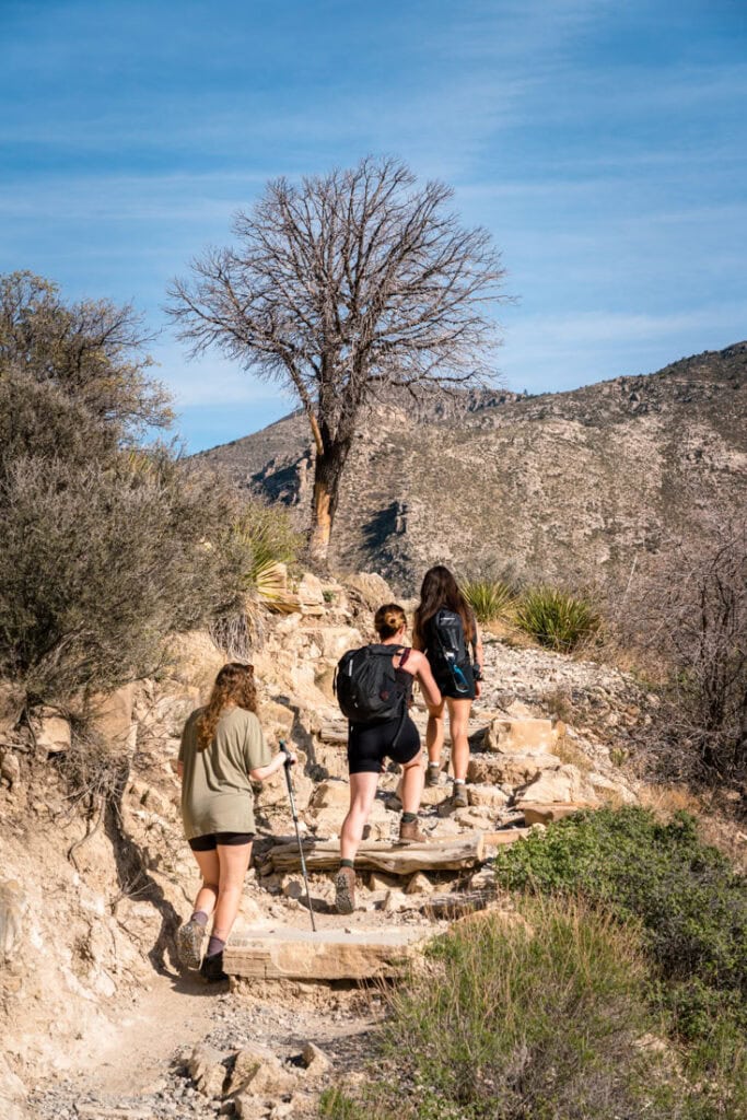 guide for hiking guadalupe mountains
