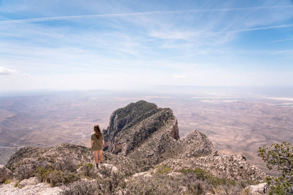 hiking guadalupe peak