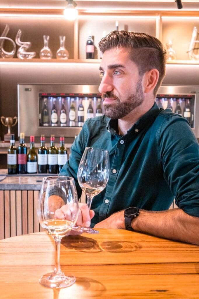 drinking wine in australia
