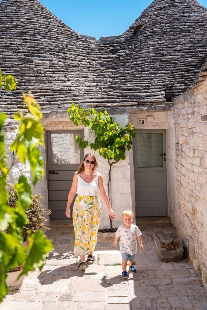 driving in puglia with kids