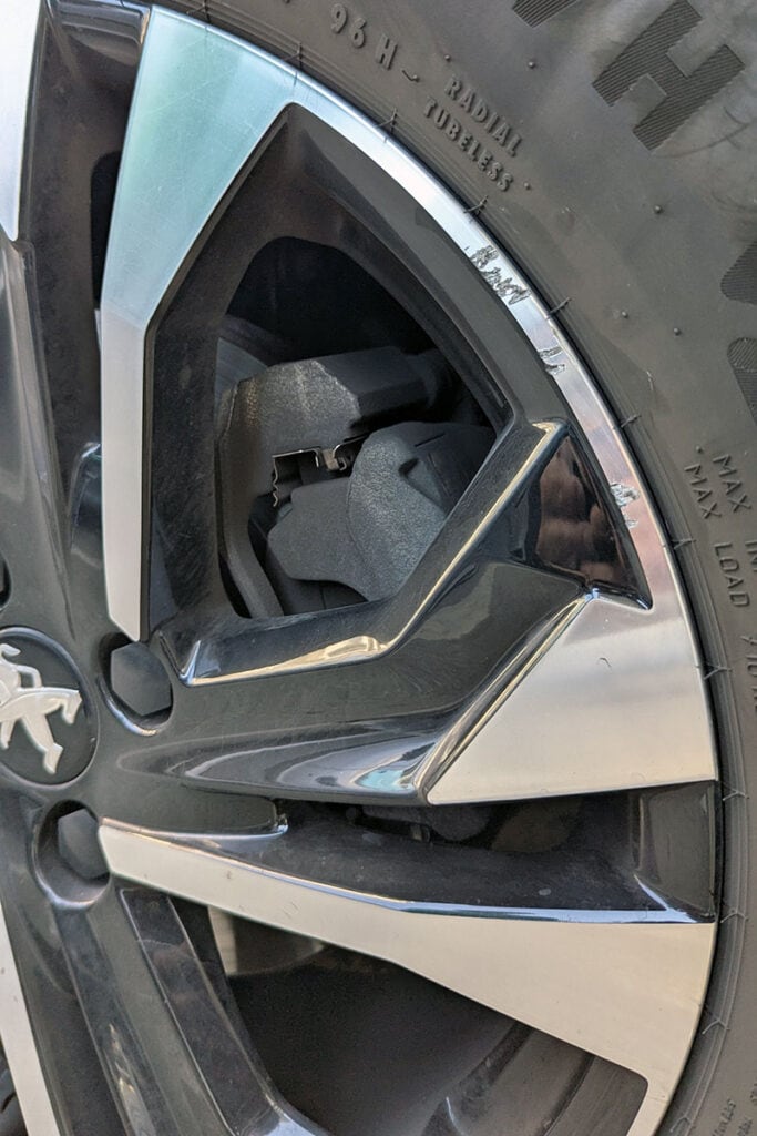 hire car scratch