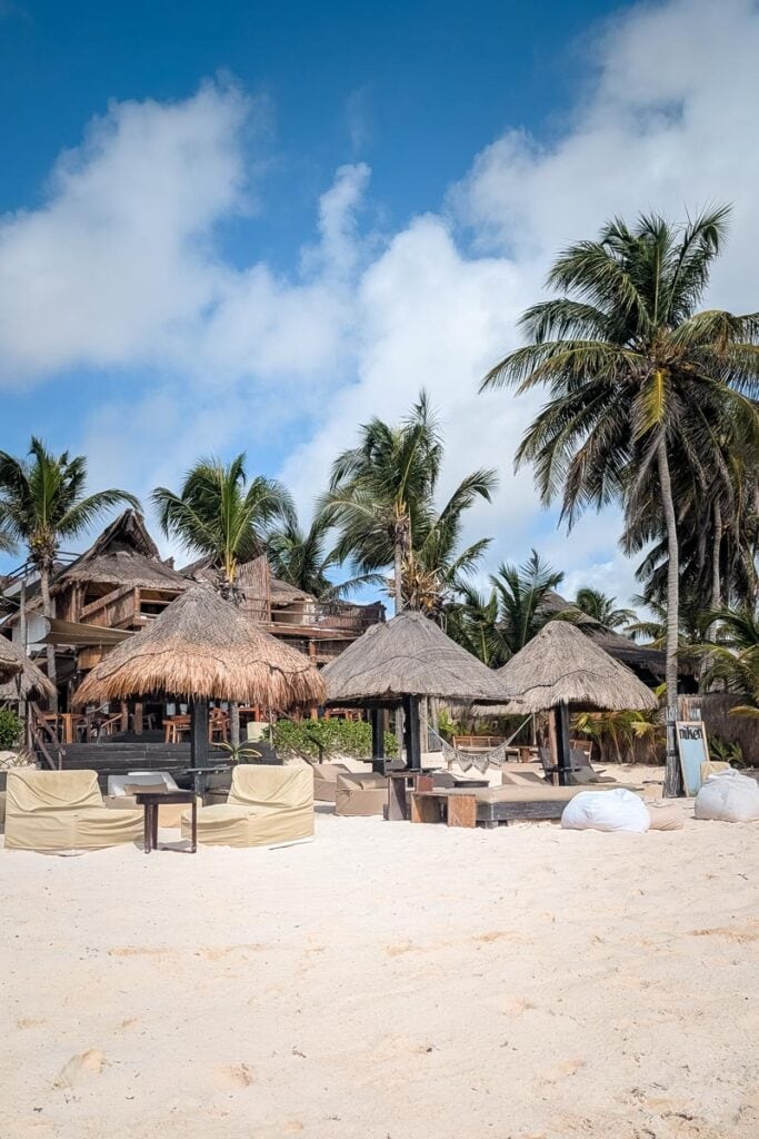 beach club in tulum