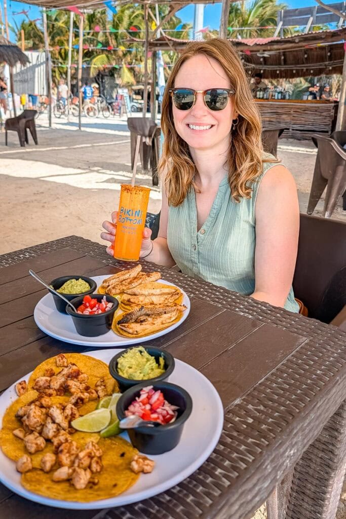 eating out in holbox