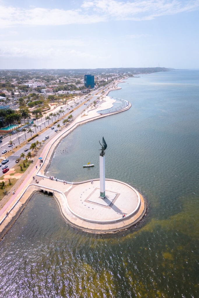 malecon in campeche mexico