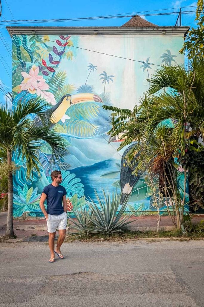 mural in bacalar