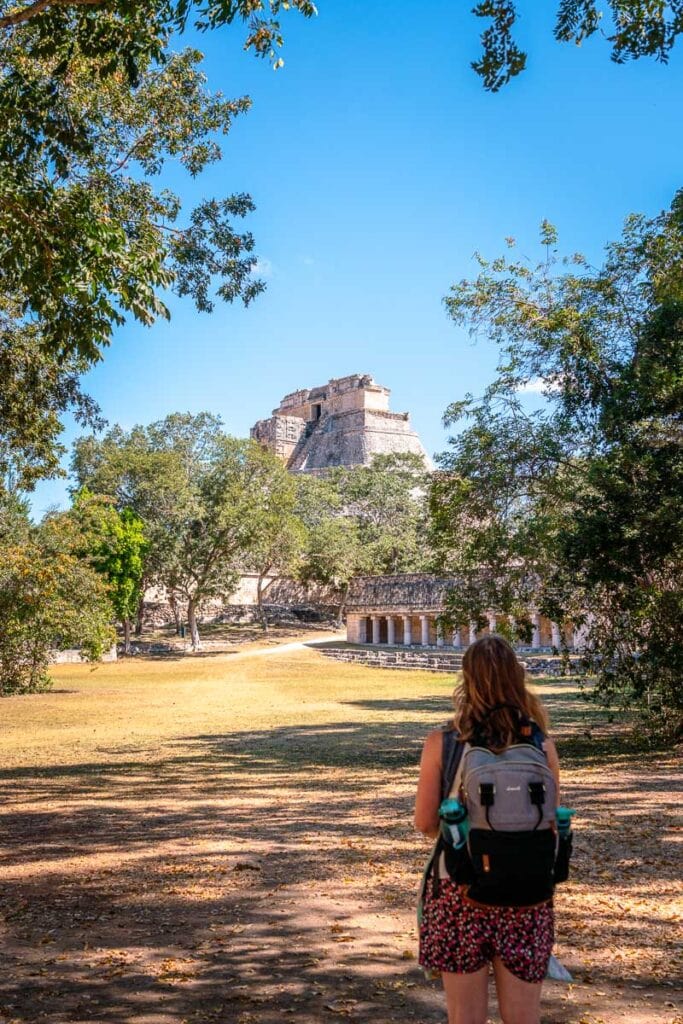 walking around uxmal