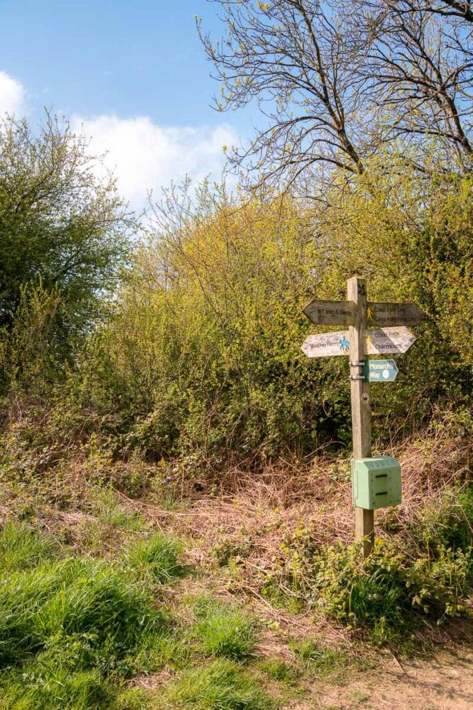 sign by car park