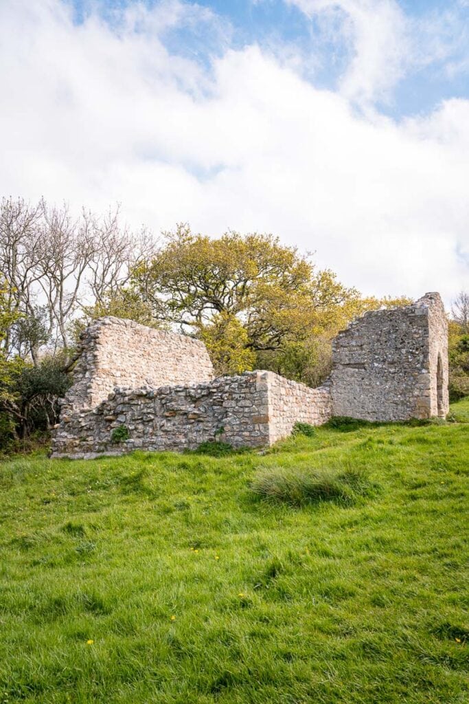 st gabriels ruins in dorset