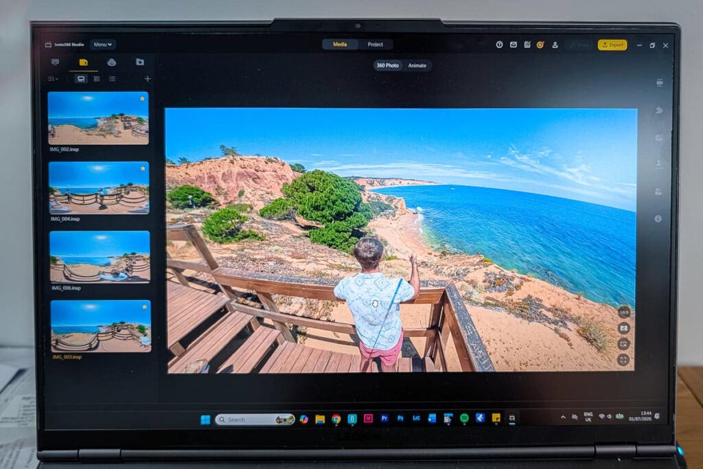 insta360 editing studio