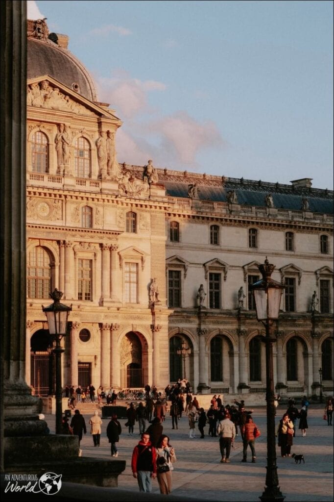 walking around paris