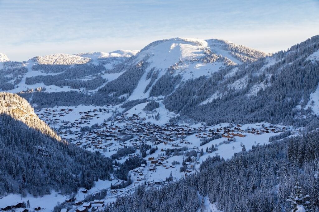 french swiss alps ski resorts