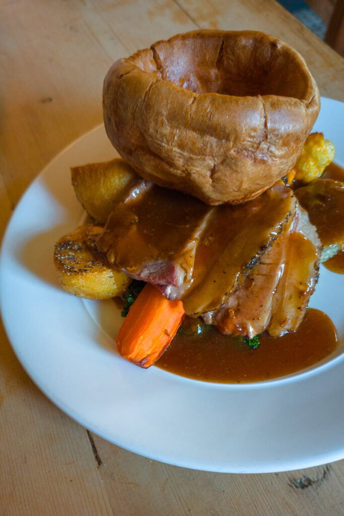 sunday roast at the brackenrigg inn
