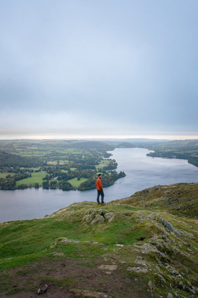 views at the top of hallin fell